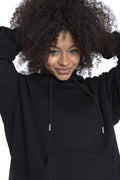 Hoodie Noir Essentiel – Sweat Unisexe pour Homme & Femme