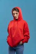 Hoodie Orange Essentiel – Sweat Unisexe pour Homme & Femme