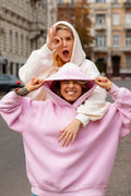 Hoodie Rose Bonbon